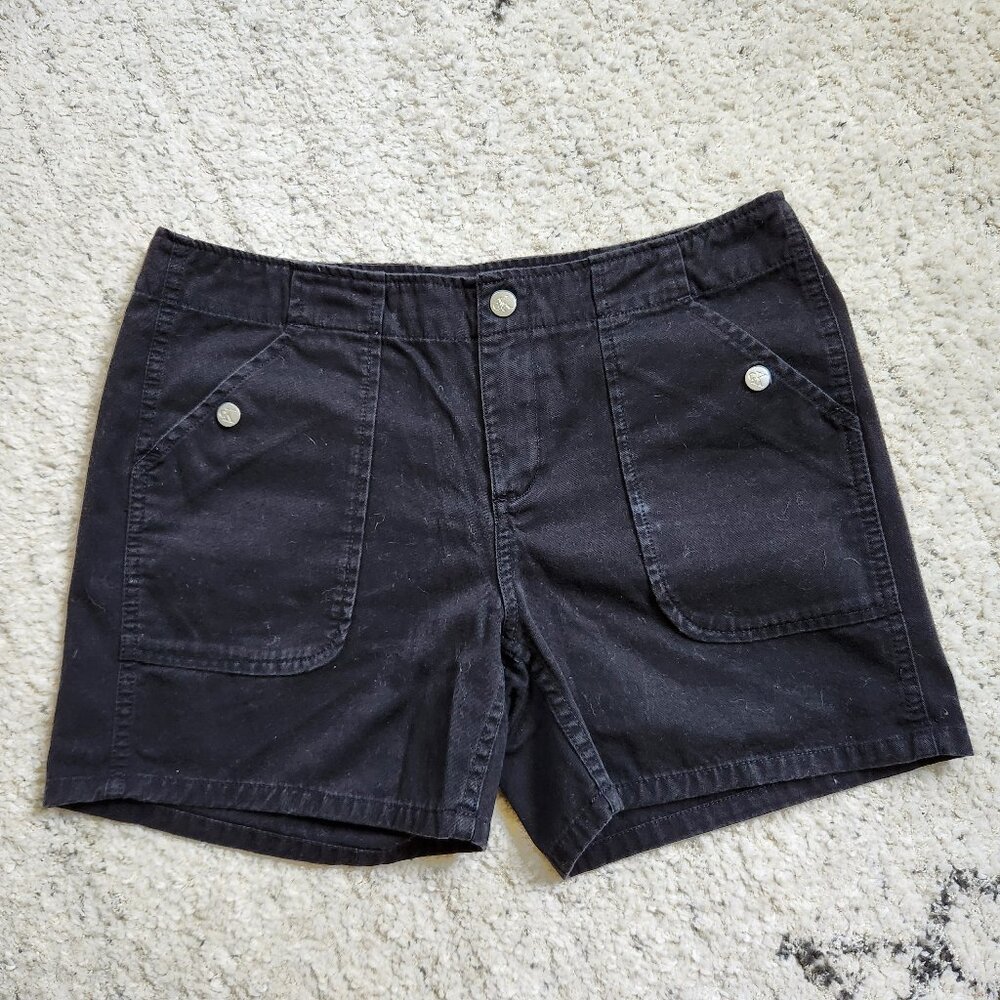 Vintage Calvin Klein Jeans Black Denim 90s Shorts Size 8
